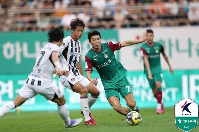 대전과 서울의 경기 모습/한국프로축구연맹
