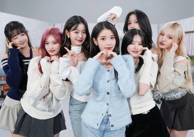 카카오 계열 소속사 아이브와 아이유 [사진, 유튜브 ‘이지금’]