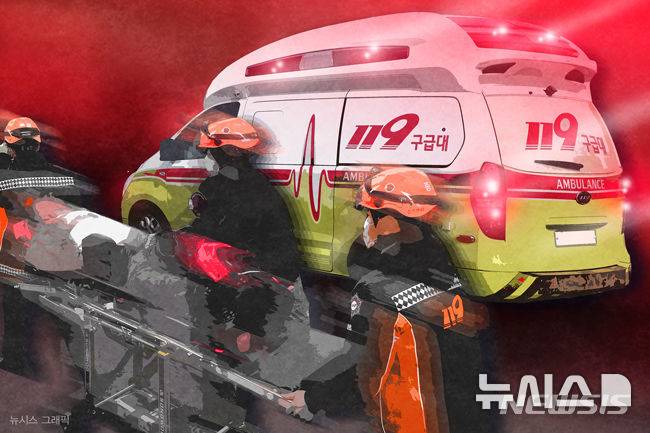 [계룡=뉴시스] 119 구급대 출동. (사진=뉴시스 DB). photo@newsis.com
