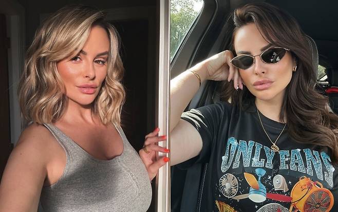 영국 모델 리안 서그든이 지난해 8월 30일(오른쪽)과 올해 7월 8일(왼쪽) 각각 SNS에 올린 사진. 과거보다 훨씬 편안한 차림으로 일상을 공유하며, 가슴 축소 수술 이후 건강을 되찾은 근황을 드러냈다. 출처=리안 서그든 엑스(옛 트위터)·인스타그램