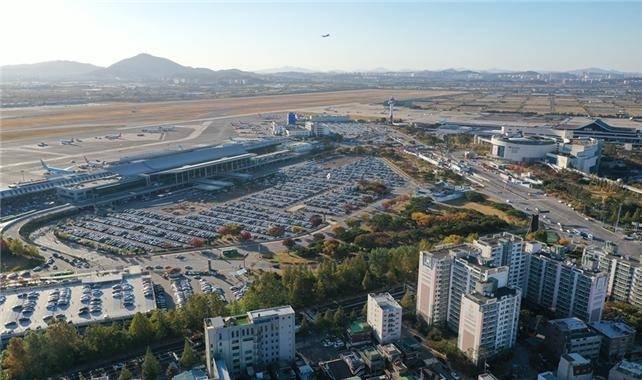 김포공항 국내선 제1주차장 부지 전경. 서울시 제공