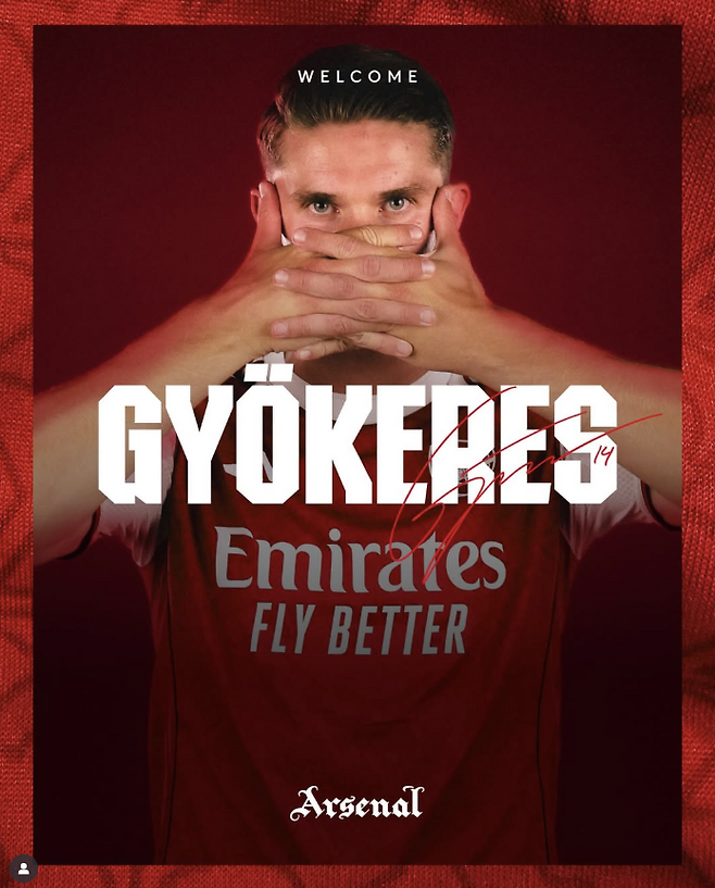 아스널 인스타그램 캡처