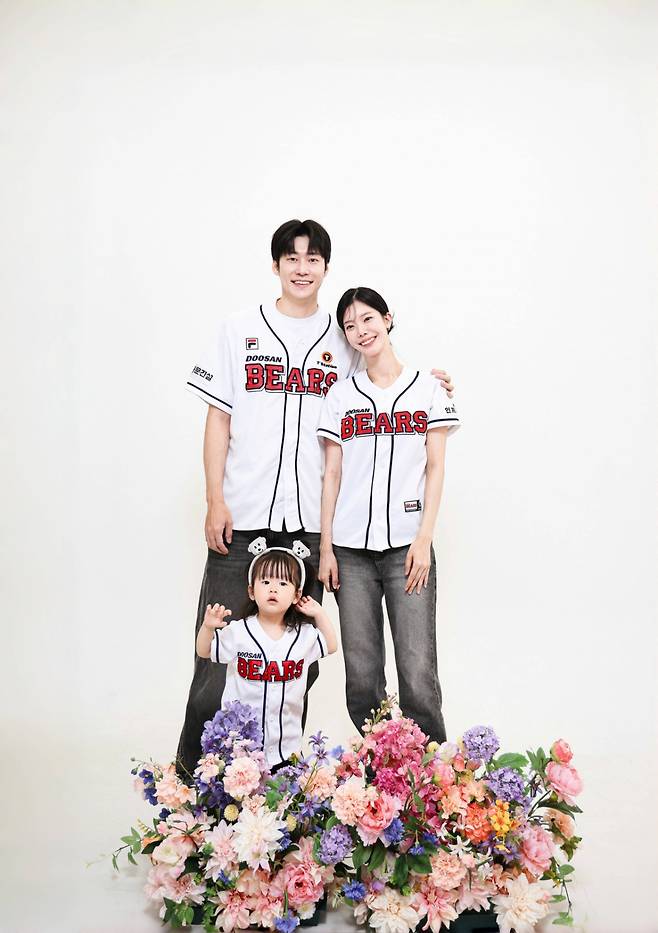 조이네 가족. /사진=두산 베어스 제공