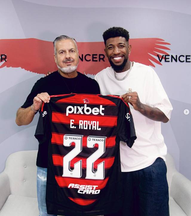 에메르송(오른쪽). /사진=플라멩구 SNS