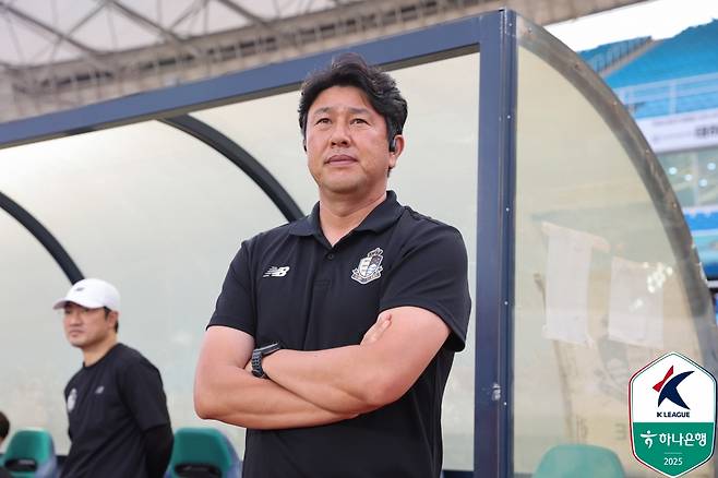 김도균 서울이랜드 감독. /사진=한국프로축구연맹 제공