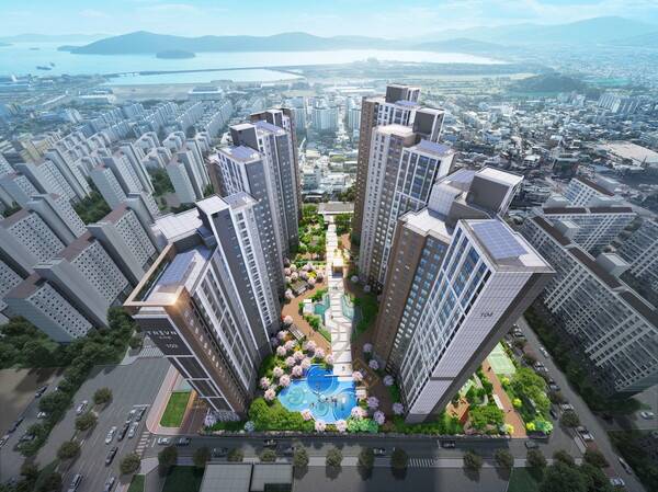 창원시 진해구 자은동에 들어설 트리븐 창원 조감도. /두산에너빌리티