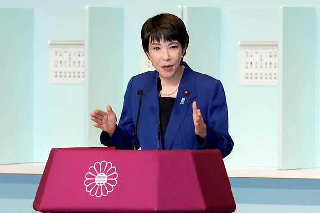 다카이치 사나에 전 경제안보상(사진=AFP)
