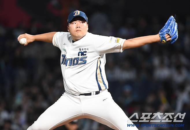 30일 창원 NC파크에서 열린 한화-NC전. 9회초 한재승이 투구하고 있다. 창원=정재근 기자 cjg@sportschosun.com/2025.5.30/