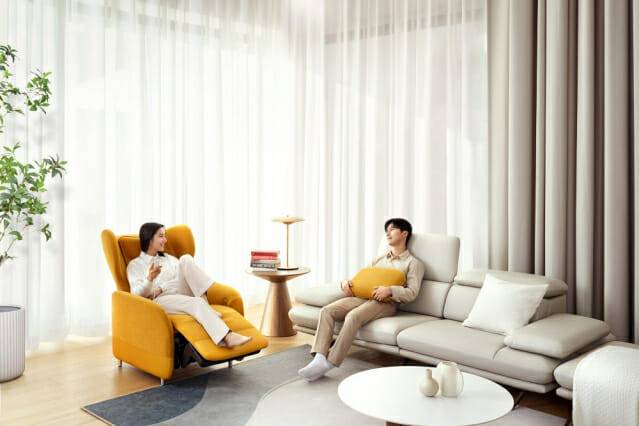 바디프랜드 마사지소파 '파밀레C' (사진=바디프랜드)