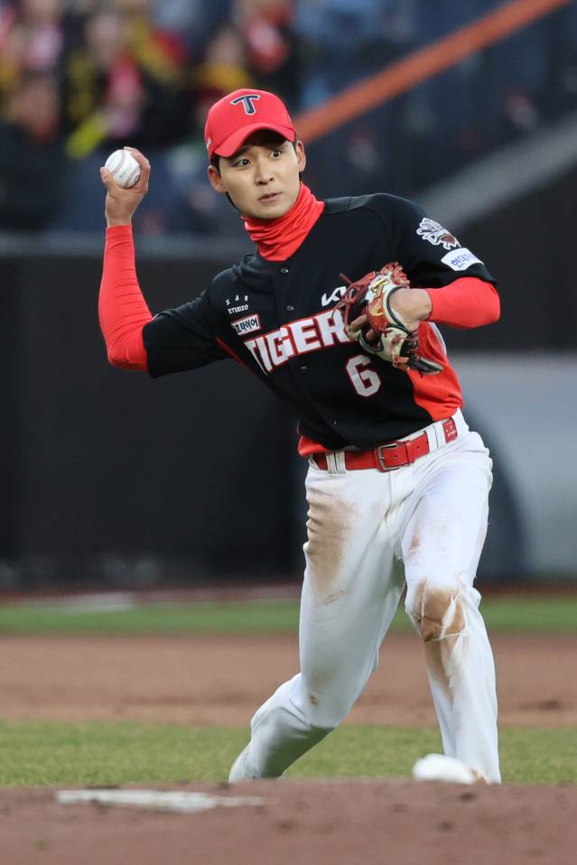 28일 트레이드로 NC 이적이 확정된 내야수 홍종표. KIA 제공