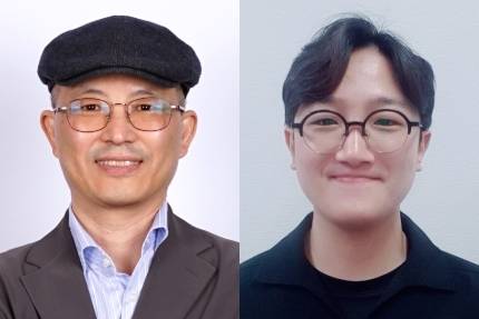 이번 연구를 수행한 장진호(왼쪽) 교수와 강성우 박사과정생.[DGIST 제공]