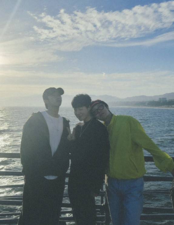 왼쪽부터 RM 지민 제이홉/지민 소셜 계정 캡처