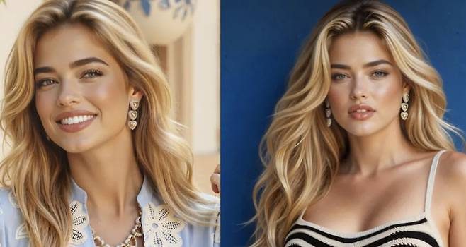 '보그' 8월호에 실린 광고 모델 [출처=BBC]