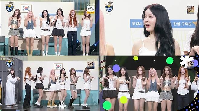‘개그콘서트’에 출연한 스테이씨. 사진ㅣKBS
