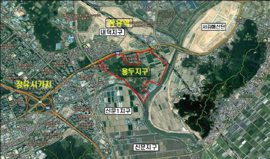 김해시 '용두지구' 도시개발사업 위치도. 사진=김해시