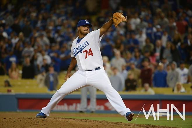 (다저스 시절의 마무리 투수 켄리 잰슨)