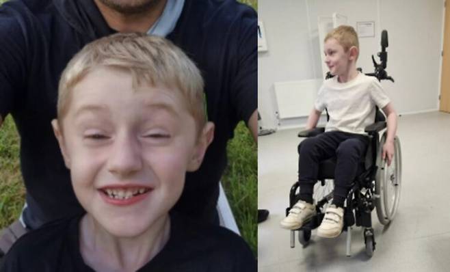 친구 생일파티를 다녀온 뒤 다리에 경련이 일어난 7세 소년이 희귀 근육 질환 진단받은 사연이 전해졌다.[사진=고펀드미]