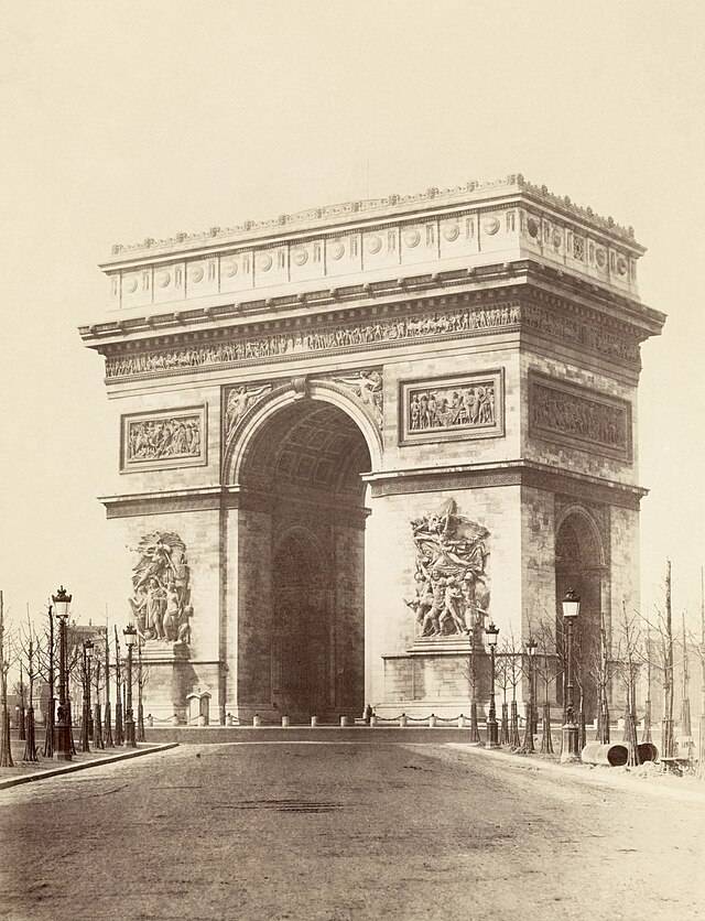 파리의 에투알 개선문. (출처: Charles Soulier, 1865, Public domain, via Wikimedia Commons)