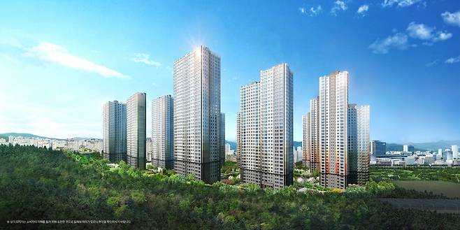 힐스테이트 용인포레 투시도(현대엔지니어링 제공)