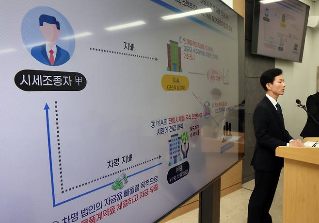 민주원 국세청 조사국장이 29일 정부세종청사 기자실에서 소액주주 등 투자자에게 손해를 끼치는 ‘주식시장 불공정 탈세자’에 대한 세무조사 방침을 설명하고 있다. 연합뉴스