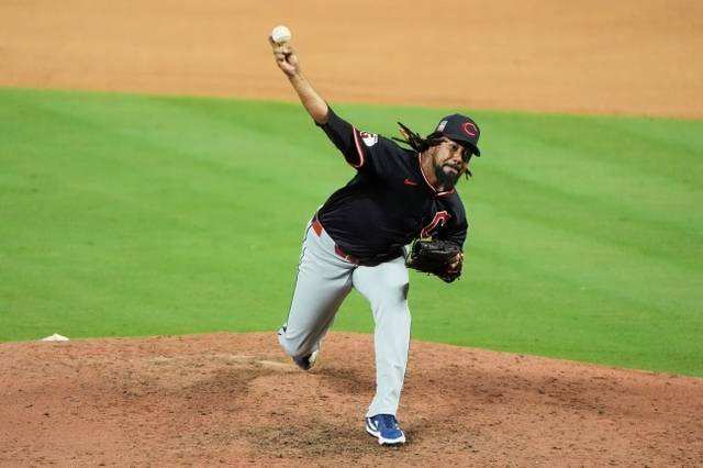 MLB 클리블랜드 가디언스의 마무리 투수 에마누엘 클라세. AP뉴시스