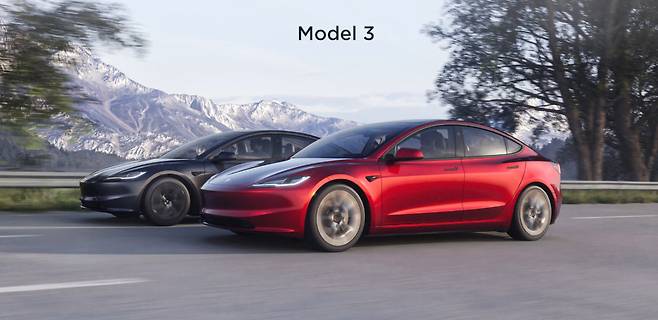 테슬라 모델 3 [테슬라코리아 홈페이지]