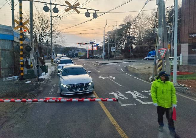 철길 건널목. 사진은 기사 내용과 무관. [연합]