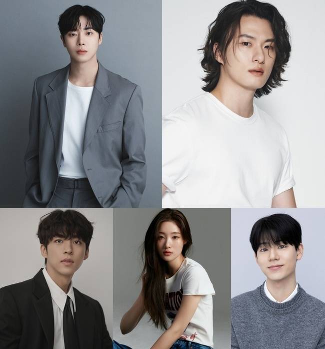 왼쪽 위부터 시계 방향으로 추영우, 신승호, 배현성, 정채연, 주종혁(각 소속사 제공)