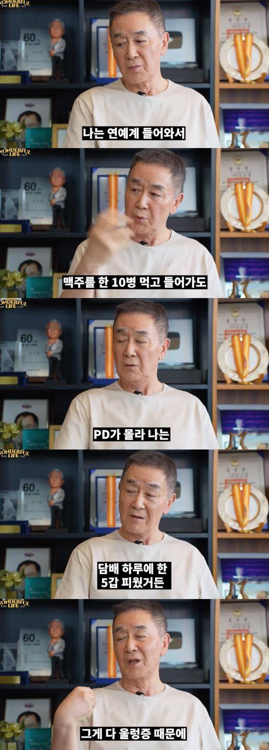 [서울=뉴시스] 한진희. (사진=유튜브 채널 '송승환의 원더풀 라이프' 캡처) 2025.07.29. photo@newsis.com *재판매 및 DB 금지
