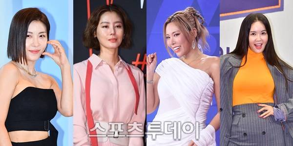 하지원, 김성령, 가비, 장영란 / 사진=DB