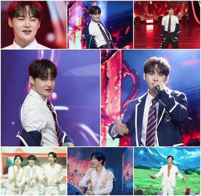 박서진, '이게 무슨 일이야'..테토남 변신 [한일톱텐쇼]