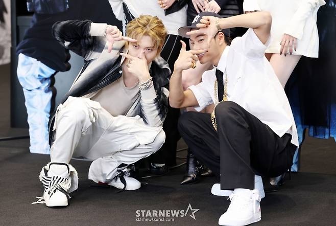 올데이 프로젝트 우찬, 타잔(왼쪽부터) 2025.06.23 /사진=김휘선 기자