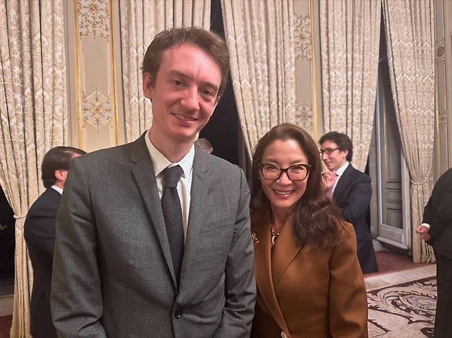 프레데릭 아르노, 양자경. 사진|양자경 SNS