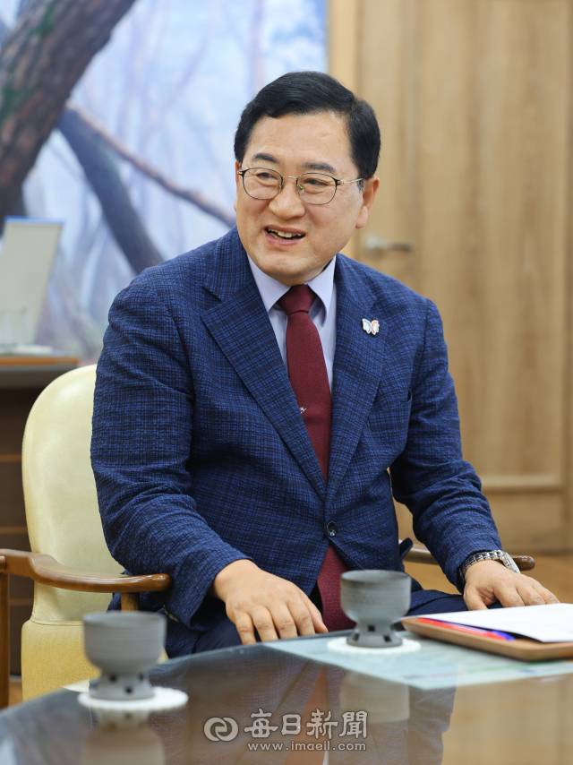 주낙영 경주시장이 APEC 정상회의 성공개최 의지를 밝히고 있다.경주시 제공