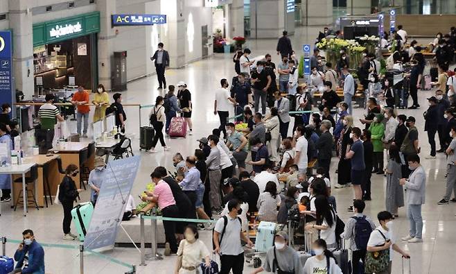 인천국제공항 제1여객터미널 입국장 모습 (사진=연합뉴스)