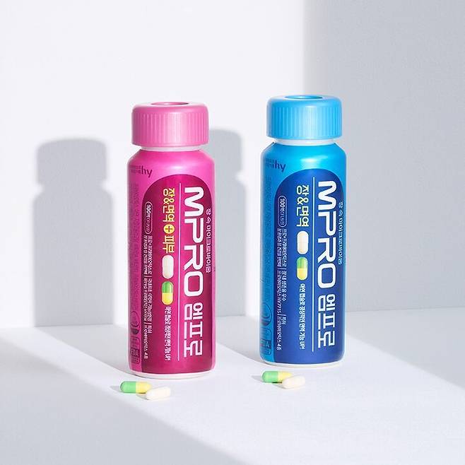 MPRO 릴렉스 '장&면역', '장&면역+피부' 제품(hy 제공)