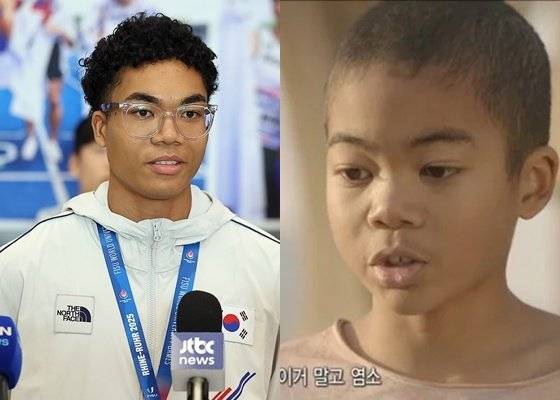 한국 육상 대표팀이 세계 종합대회 400m 계주에서 첫 금메달을 따냈다. 주역 조엘진은 과거 드라마 ‘태양의 후예’에 출연했던 ‘염소 소년’이었다. ⓒ 뉴스1