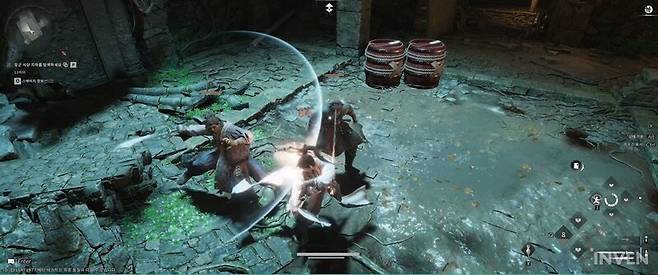 ▲ 적광, 흑광 스킬보다 오히려 평타가 더 눈에 안 띄는 경향이 있다