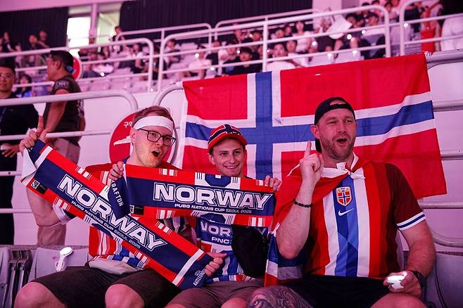 PNC 현장에 온 해외 팬들. 크래프톤 제공