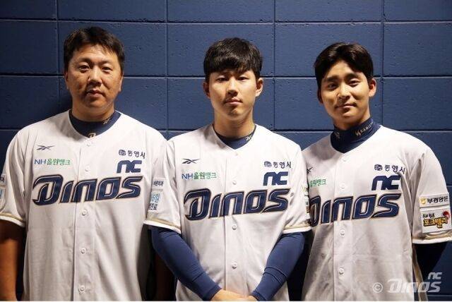 NC 다이노스 이우성, 최원준, 홍종표./NC 다이노스