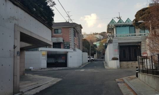 고가 단독주택이 밀집해 있는 서울 용산구 한남동 일대 모습. [헤럴드경제DB]