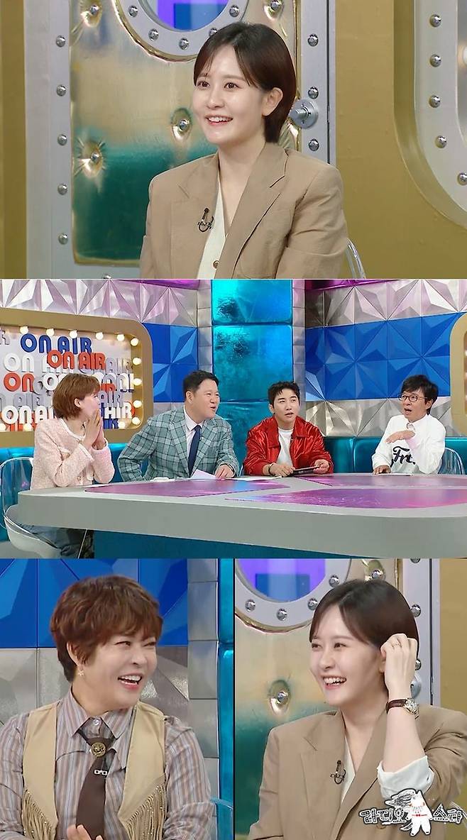 [서울=뉴시스] 김수지 아나운서가 작사가 이력을 공개한다.  (사진= MBC 예능 ‘라디오스타’ 제공) 2025.07.29. photo@newsis.com *재판매 및 DB 금지