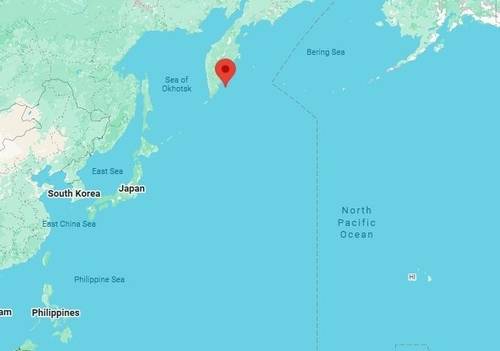 일본과 인접한 러시아 캄차카반도 위치. 연합뉴스