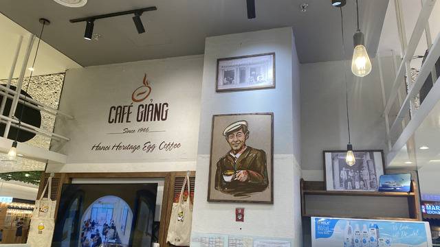 베트남 하노이의 한 에그커피 전문점.