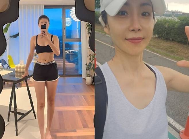 한다감이 다이어트를 위해 108배를 했다가 연골이 망가졌다고 고백했다. 한다감 인스타그램 캡처
