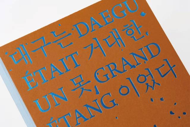 엄도현, <대구는 거대한 못이었다 DAEGU ETAIT UN GRAND ETANG> 2023