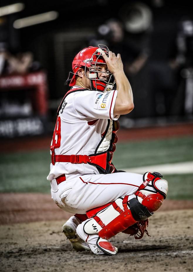 SSG 포수 이지영은 29일 인천 키움과 원정경기에서 8번타자 포수로 선발출전했다. 결승포를 포함해 멀티히트와 4타점으로 활약하며 3연승을 견인했다. 사진제공｜SSG 랜더스