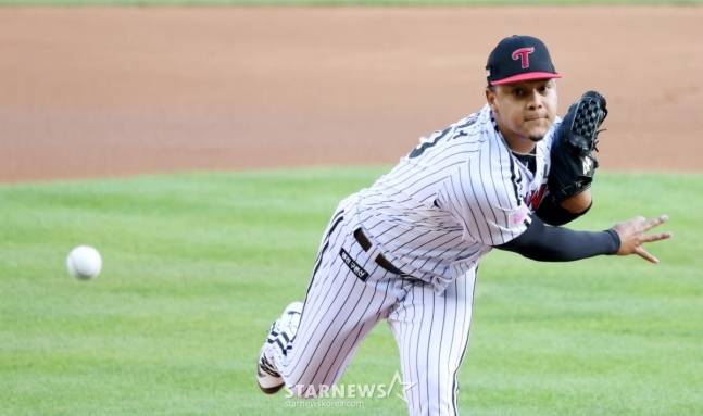 LG의 엘리에이저 에르난데스. /사진=김진경 대기자