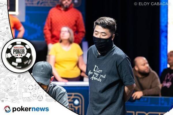 가장 권위 있는 포커 대회 WSOP 이번 대회 메인 테이블 파이널에 한국인 최초로 이대형 오지스 의장이 두건을 쓰고 진출해 화제가 되기도 했다. 사진=포커뉴스 캡처