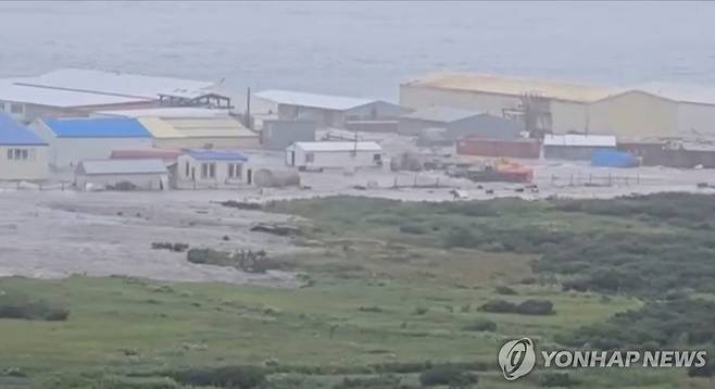 러시아에서 관측된 쓰나미 [로이터=연합뉴스 자료사진. 재판매 및 DB 금지]